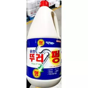 뚜러뻥 (유안 2L)배수구청소 세제 세정제 세척제 용세제 배관 크리너 뚫어