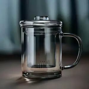 7day 컬러무드 내열유리 티머그(350ml) 차우림 거름망 [BJX81451]
