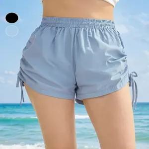 [매장정품] 헤링본 여자 래쉬가드 스트링 투인원 비치 쇼츠 (2color) AJ346W 1057