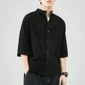 남성 여름 린넨 차이나카라 시원한 셔츠 여름셔_6822