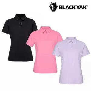블랙야크 여성 냉감 기능성 베이직 카라티 데일리 잠재권축 카라 반팔티 1B