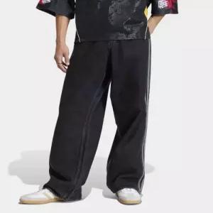 아디다스 ADIDAS 파이어버드 데님 팬츠 - 블랙 KD1497
