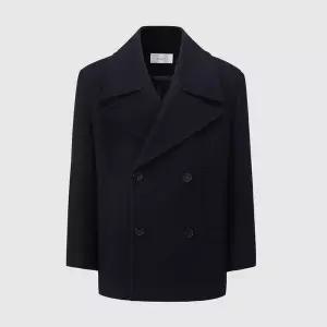 [컴젠][컴젠] 남성 울 블렌드 피코트 NAVY
