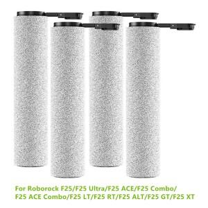 4PCS 롤러 브러쉬 Roborock F25/F25 Ultra/F25 ACE/F25 콤보/F25 ACE LT/F25 XT용 메인