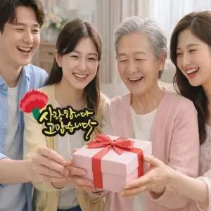 어버이날 스승의날 카네이션 메시지 펠트 케이크토퍼 ONE 케익토퍼 LWFNBC4Y 장식 선물