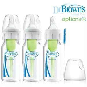 닥터브라운 닥터브라운 옵션스 플러스 내로우넥 스탠다드 PP젖병 120ml 3p