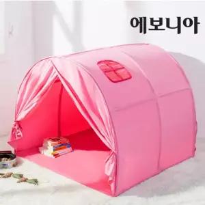 동굴텐트[벙커,이층침대,베드,놀이텐트/그린핑크블루] 유아 키즈 아이 볼풀 하우스
