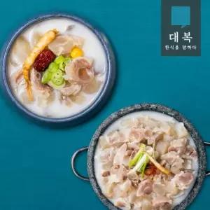 대복 사골 도가니탕 x 2팩 + 수육 x 2팩(첨가물 없이 우려낸 진한 사골 국물)