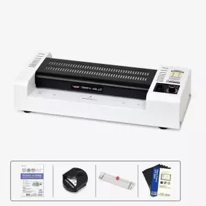 [현대오피스] A3 코팅기 PL-330L PLUS +코팅지+트리머재단기+코너라운더+자석코팅지 사무용 무열기능 역회전