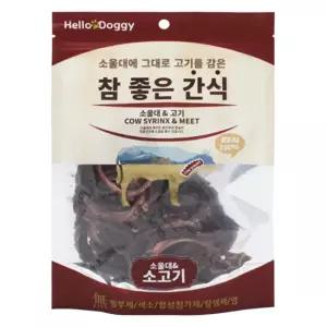 헬로도기 강아지다이어트간식 강아지보양식 소울대 소고기 대용량 80g