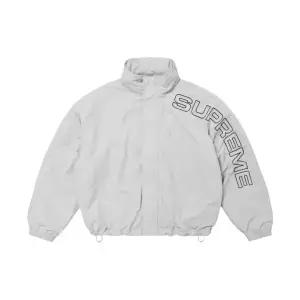 Supreme 슈프림 스펠아웃 자수 트랙 자켓 그레이 - 24FW