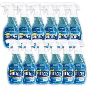 말표 실버그라스 강력 유리세정제 600ml 12개/유리닦이/유리용세제/유리청소/창문닦이/창문크리너/유리클리