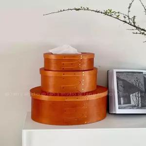 내추럴 우드 도시락겸 셰이커박스 상자 인테리어 장식