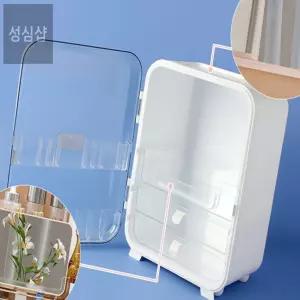 성심샵 화이트 화장품 정리함 스킨로션정리함 화장품보관수납함 립스틱정리