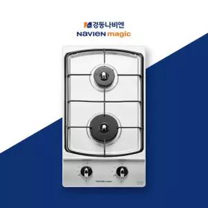 경동나비엔 정품 GRB-1102 빌트인 매립형 도시가스 LNG 2구 가스레인지 쿡탑