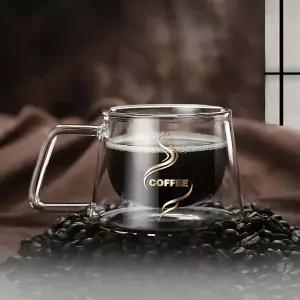 이중유리 FG30SA27 손잡이 커피컵 200ml