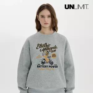 [택가 69,000원] 언리미트 Scooter Crewneck (U25DTTS113) 남녀공용