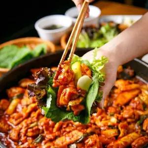 대용량 춘천식 명물 왕 닭갈비 750G X 2팩