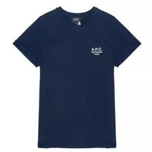 A.P.C 데니스 로고 프린트 티셔츠 COEZC-F26842-IAK