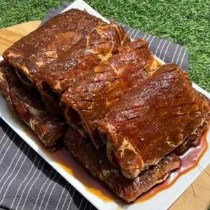 솔잎 돼지 왕구이 3.2kg 8대 간장 돼지 양념구이 돼지 목살 구이 돼지고기 목살 갈비 간장 돼지 불고기