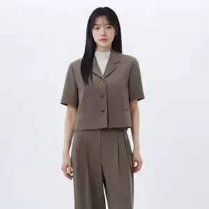 [LAP](마산점)웰트 포켓 반팔 크랍 자켓 AS2WJ464