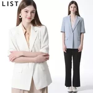 [리스트(LIST)] 노블 원버튼 하프 슬리브 재킷17978232588584