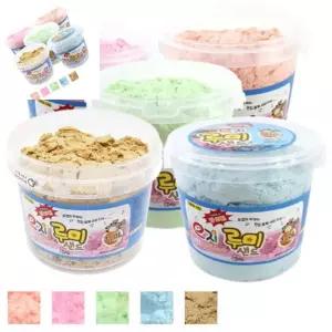 3L 모래놀이 이지 기획상품 루미샌드 유아샌드 모래클레이 1.5kg 트렌드 리필 색모래 모래놀이장난감 대용