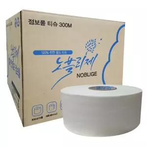 100% 천연펄프 노블리제 점보롤화장지 300M 정품