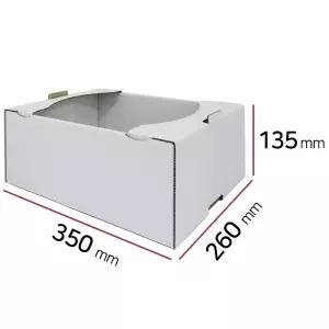 과일 상자 무지 종이 자두 살구 포도 복숭아 귤 샤인머스켓 2kg 플럼코트 흰색 박스(1박스/80장)