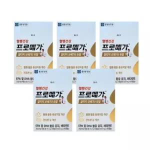 종근당건강 프로메가 알티지 오메가3 듀얼 520mg x 60캡슐 5개