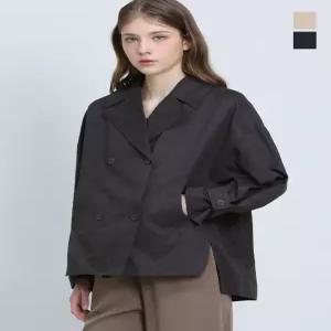 [원더플레이스][나우앤투모로우(NNT)] W OVERSIZE CROP COAT (택가격 129000원)
