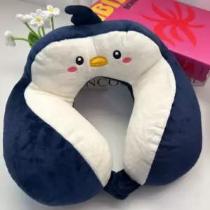 캐릭터목베개 360도 목지지 목쿠션 극세사원단 휴대용 해외여행 인체공학 6색상