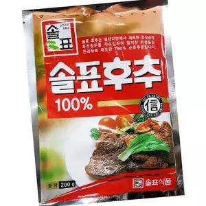 솔표 흑후추 가루 200g X50 업소용 대용량 식당용