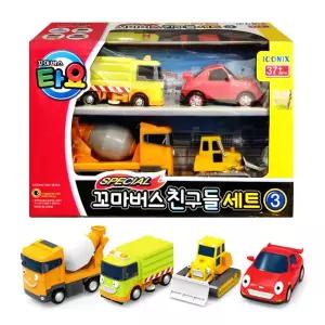 타요 꼬마버스 친구들세트3 어린이날선물 자동차미니카 미니자동차 작동카