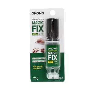 레코멘 다목적 에폭시 매직픽스 주사기형 25G 금속본드