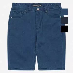 뱅뱅 공용 빈티지워싱 5부 데님반바지 - 3컬러 (NQI500)_SH