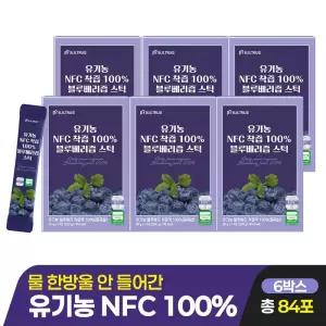 빌트루 NFC 100% 블루베리즙 스틱 6박스 (총 84포)