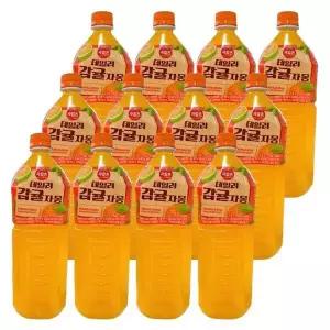 [하프클럽/]해태음료 과일촌 데일리 감귤자몽1.5L 12개