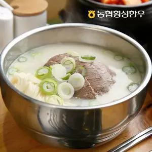 [NS홈쇼핑][동횡성농협] 농협 횡성한우 사골 곰탕 600ml x 12봉[36081770]