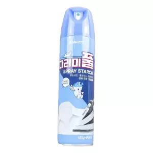 칼라 빳빳함 카라 풀 480ml 다리미 스프레이 다림질 와이셔츠 아이롱 말표 블라우스