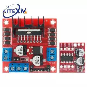 L298N DC 모터 드라이버 모듈 L298N 스테퍼 모터 스마트 자동차 로봇 브레드보드 펠티어 Arduino용 고전력