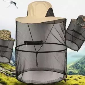 용품 양봉 캠핑 벌초 낚시 안전망 벌레 등산 모자 해충 벌망 방충 정글모