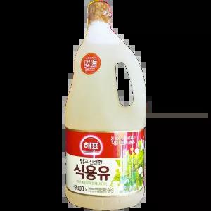 해표 대두유 1.8L 콩기름 고온튀김용 중식당용유 카페 프랜차이