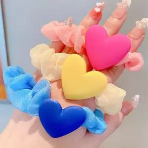하트 포인트 팔찌 곱창헤어밴드 머리끈 곱창 곱창머리끈 헤어밴드