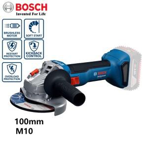 Bosch BAT411 배터리Bosch GWS 18V-8 Professional 18V 무선 앵글 그라인더 M10 100mm 브러시리스 커팅 머
