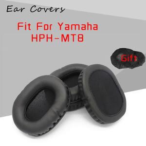 Yamaha HPH-MT8 HPH MT8 헤드폰 이어 패드 교체 용 헤드셋 PU 가죽 스폰지 폼