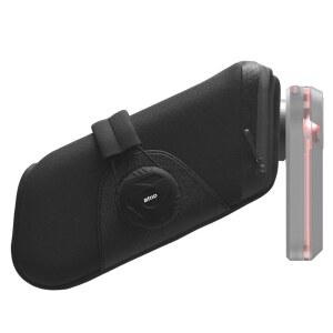 KOM 사이클링 안장 가방 - 멀티툴 튜브 타이어 레버를 휴대할 수 있는 자전거 가방으로 GARMIN VARIA 마운트 ATOP 레이싱 다이얼 애플호환 AIRTAG를 위한 내부 포켓이 포함되어 아래에 안전하게 고정할 있습니다.