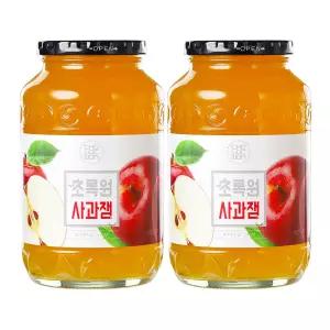 초록원 사과잼 1kg x 2개