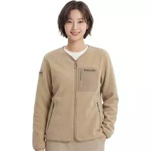 [하프클럽/디스커버리]디스커버리 여성  자가드 플리스 자켓 DWSS32044-BGD