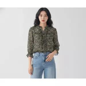 지센 플라워 쉬폰 블라우스 LFWSO803